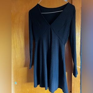 Long Sleeve Knit Flowy Dress